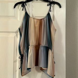 H&M Ombré Cinched Collar and Waist with Ties